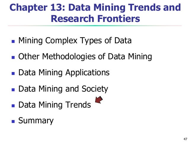 application exploration in data mining