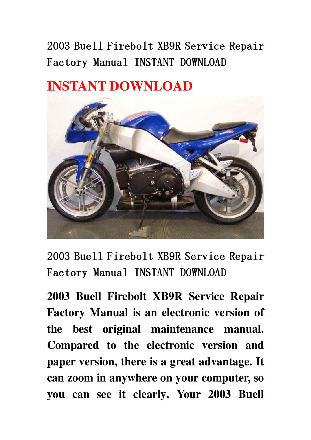 buell 1125r service manual