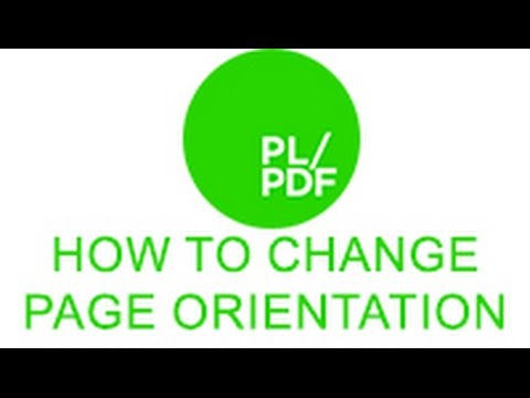 change orientation of pdf online