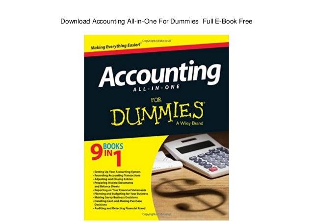 accounting all in one for dummies pdf free download