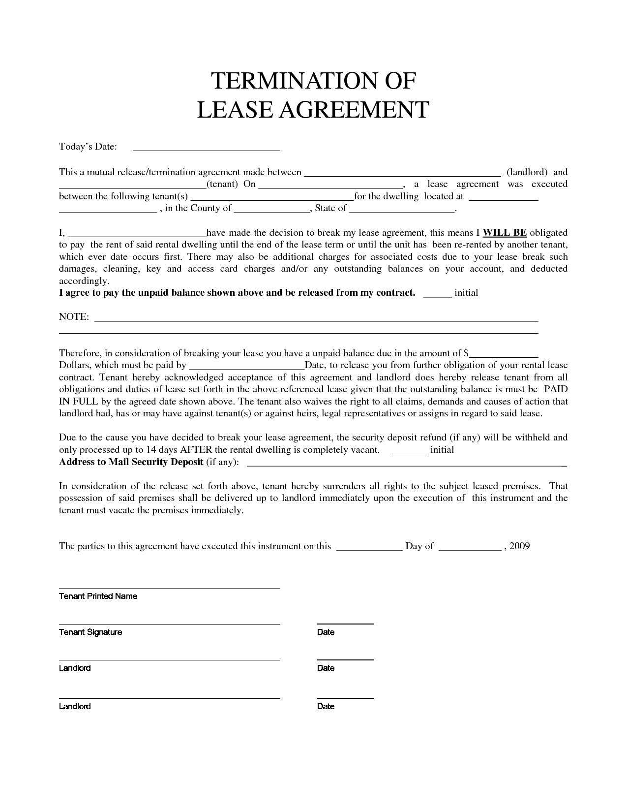 board tenancy agreement sample