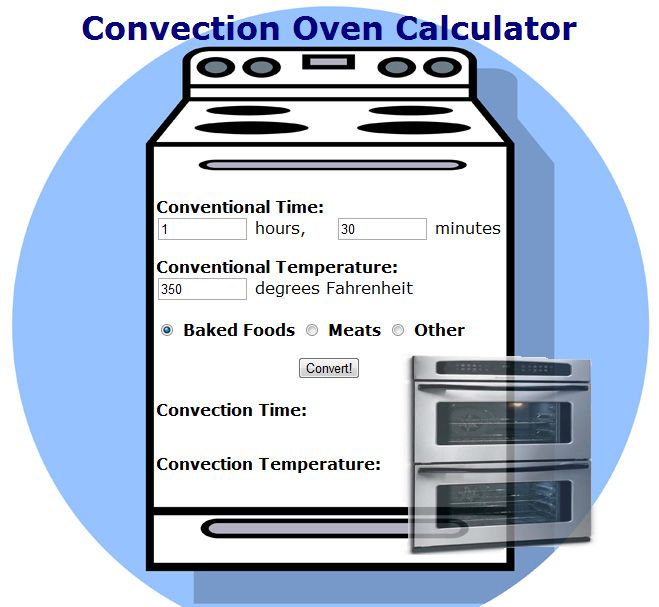convection oven recipes pdf