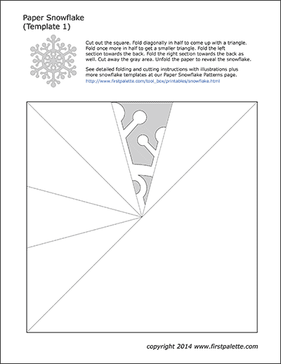 3d paper snowflake instructions printable