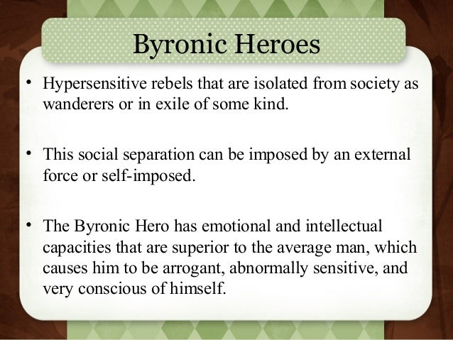 byronic hero dictionary definition