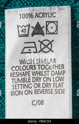 acrylic beanie washing instructions