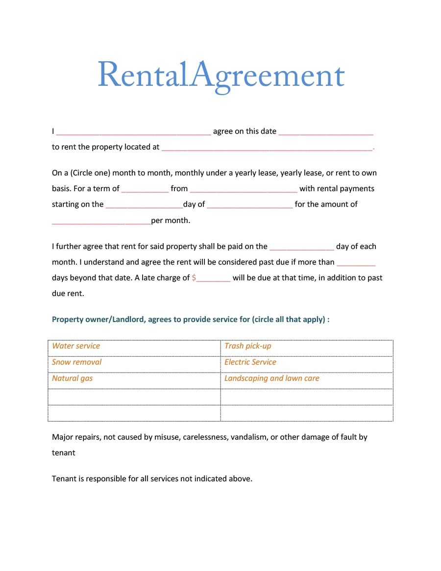 board tenancy agreement sample