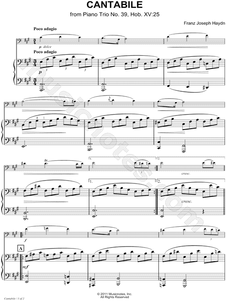 austrian hymn haydn trio pdf