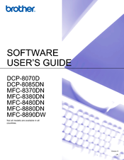brother mfc 8880dn user manual