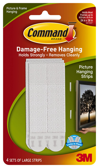 3m large picture hanging strips instructions