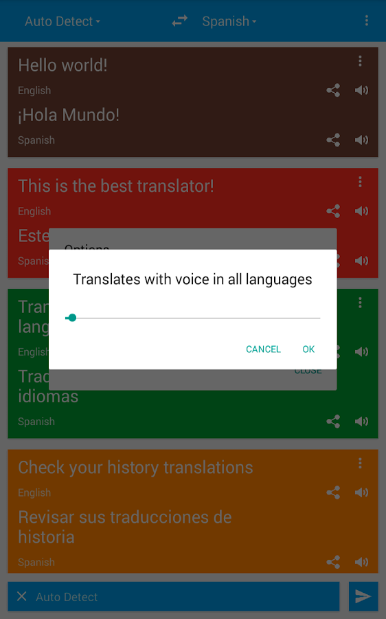 application traduction vocale