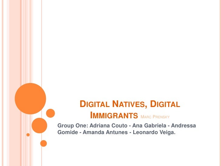 digital natives digital immigrants pdf