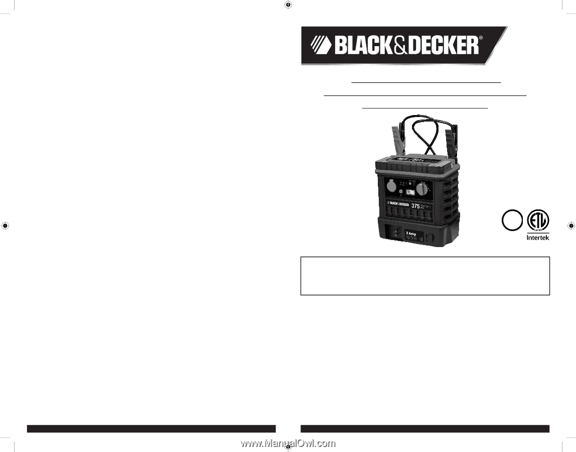 black and decker gl545 manual