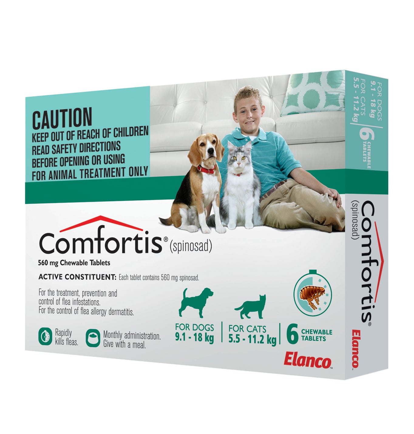 comfortis for cats instructions