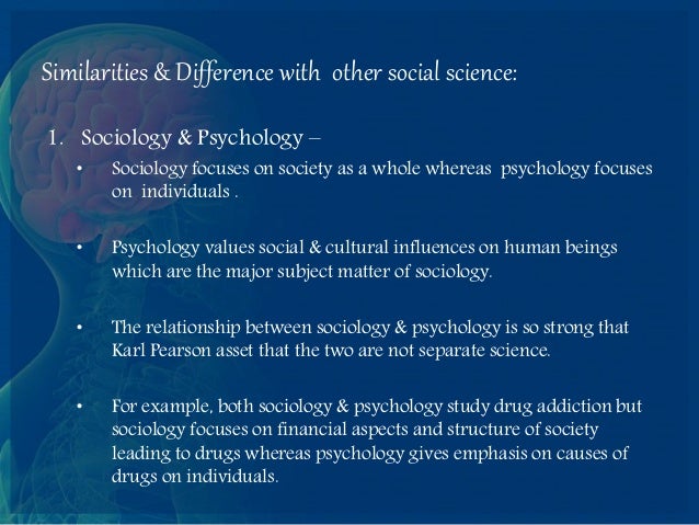 difference between sociology and psychology pdf